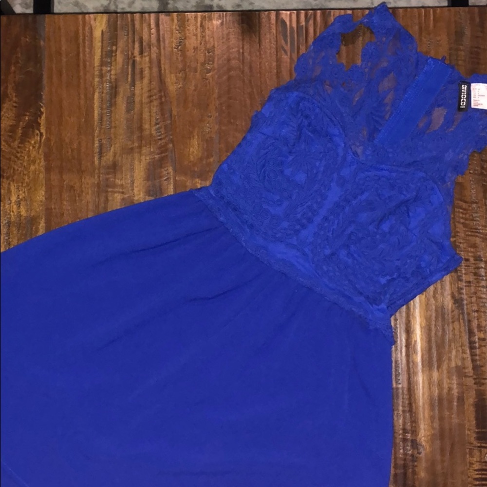 Blue dress